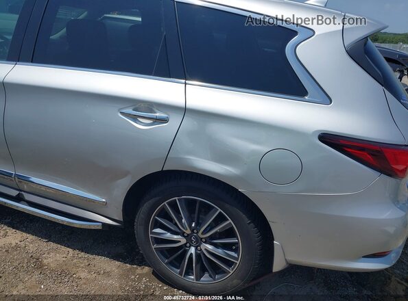 5N1DL0MM4HC542794 2017 INFINITI QX60 Silver Դիմացի տեսք