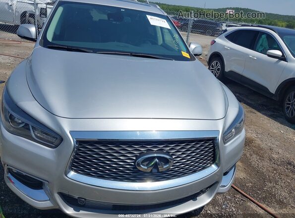 5N1DL0MM4HC542794 2017 INFINITI QX60 Silver Սարքավորումների վահանակի տեսք