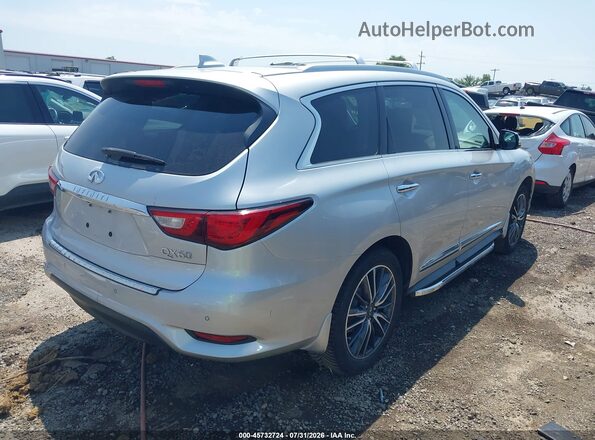 5N1DL0MM4HC542794 2017 INFINITI QX60 Silver Հետևի աջ