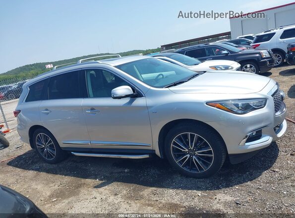 5N1DL0MM4HC542794 2017 INFINITI QX60 Silver Սալոնի հետևի տեսք