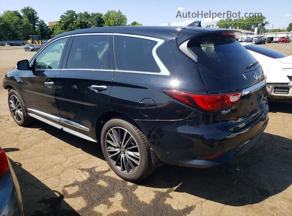 5N1DL0MM4JC514936 2018 INFINITI QX60 Black Հետևի ձախ