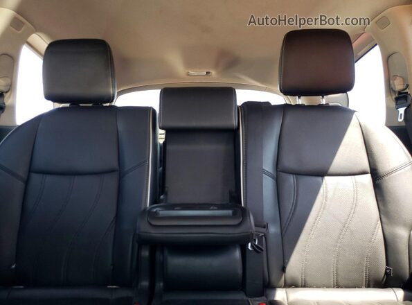 5N1DL0MM4JC514936 2018 INFINITI QX60 Black Հետևի նստատեղերի տեսք