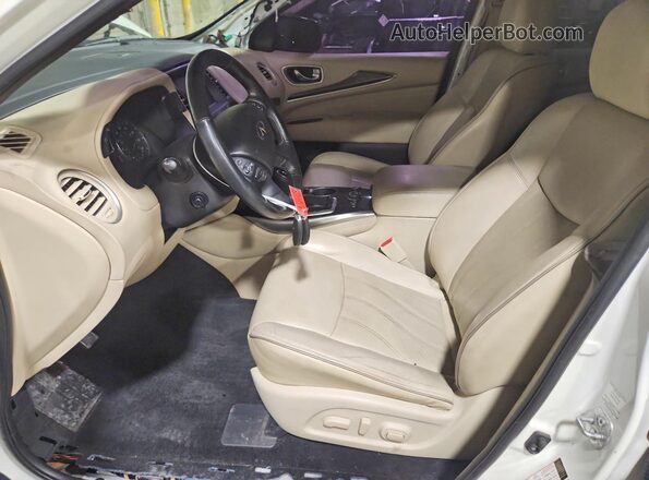 5N1DL0MM4JC518095 2018 INFINITI QX60 White Widok wnętrza z przodu