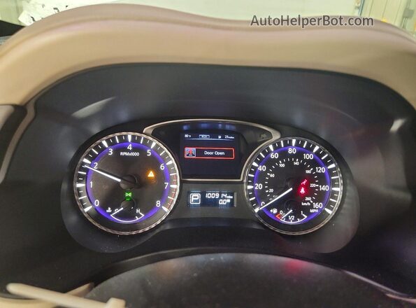 5N1DL0MM4JC518095 2018 INFINITI QX60 White Widok zestawu wskaźników