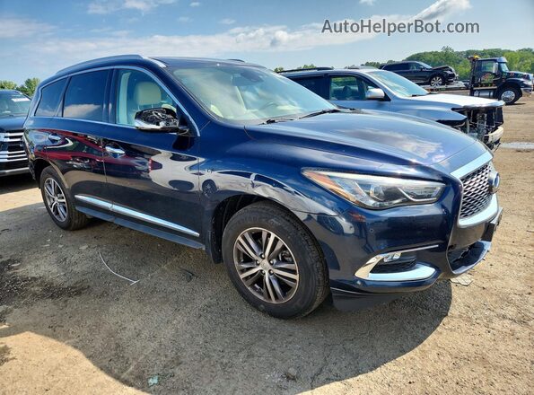 5N1DL0MM4KC509852 2019 INFINITI QX60 Blue Առջևի աջ
