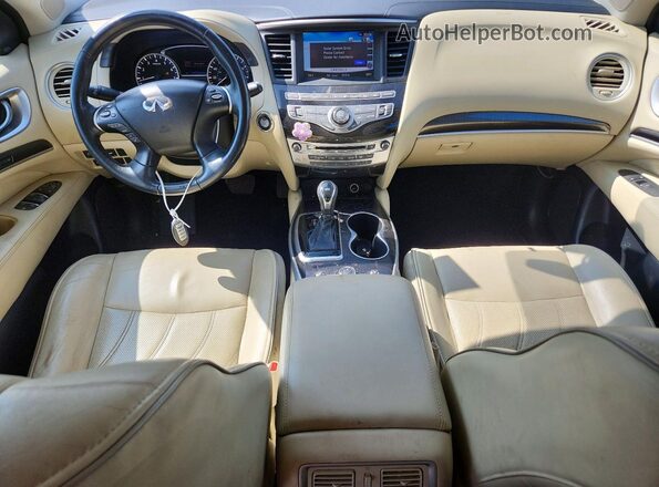 5N1DL0MM4KC509852 2019 INFINITI QX60 Blue Առջևի վահանակի տեսք