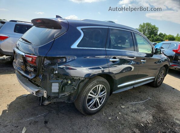 5N1DL0MM4KC509852 2019 INFINITI QX60 Blue Հետևի աջ