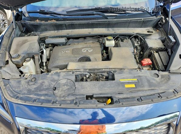 5N1DL0MM4KC509852 2019 INFINITI QX60 Blue Շարժիչի բաժամունքի տեսք
