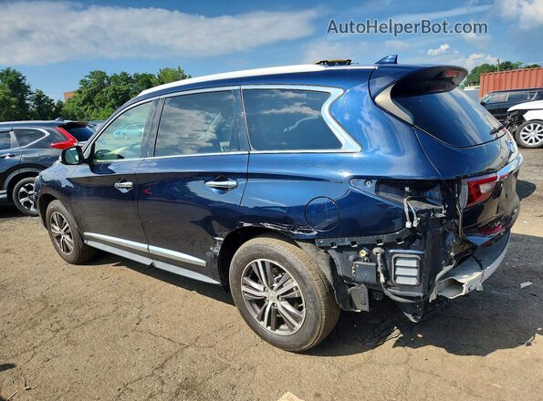 5N1DL0MM4KC509852 2019 INFINITI QX60 Blue Հետևի ձախ
