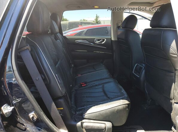 5N1DL0MM4KC521225 2019 INFINITI QX60 Blue Widok wnętrza z tyłu