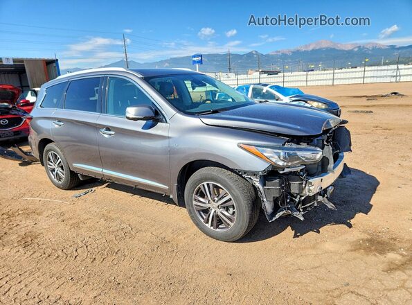 5N1DL0MM4KC528238 2019 INFINITI QX60 Угольный Передняя правая четверть