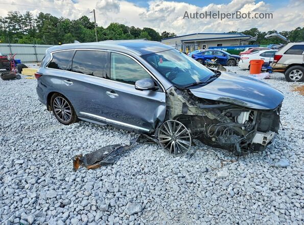 5N1DL0MM4KC554144 2019 INFINITI QX60 Charcoal Առջևի աջ