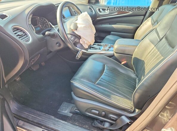 5N1DL0MM4KC554144 2019 INFINITI QX60 Charcoal Սալոնի դիմացի տեսք