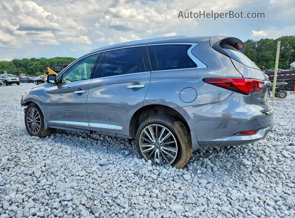 5N1DL0MM4KC554144 2019 INFINITI QX60 Charcoal Հետևի ձախ