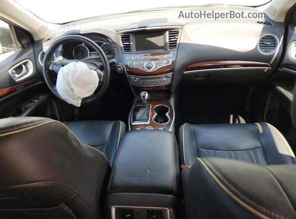 5N1DL0MM4KC554144 2019 INFINITI QX60 Charcoal Առջևի վահանակի տեսք