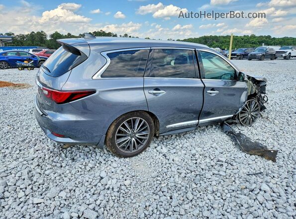 5N1DL0MM4KC554144 2019 INFINITI QX60 Charcoal Հետևի աջ