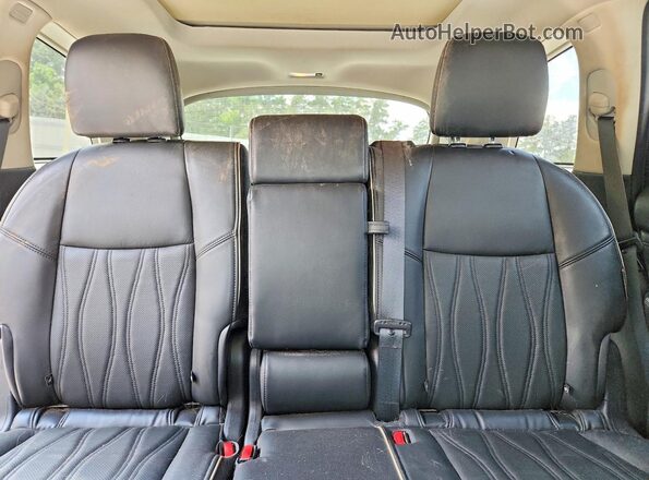 5N1DL0MM4KC554144 2019 INFINITI QX60 Charcoal Հետևի նստատեղերի տեսք