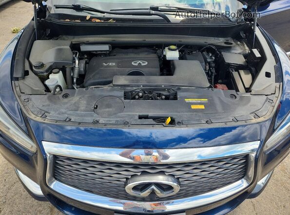 5N1DL0MM4KC560686 2019 INFINITI QX60 Blue Շարժիչի բաժամունքի տեսք
