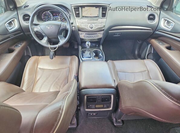 5N1DL0MM4KC560686 2019 INFINITI QX60 Blue Առջևի վահանակի տեսք