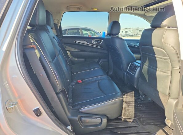 5N1DL0MM4LC503003 2020 INFINITI QX60 Silver Вид задньої частини салону