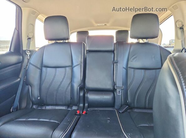 5N1DL0MM4LC503003 2020 INFINITI QX60 Silver Вид задніх сидінь