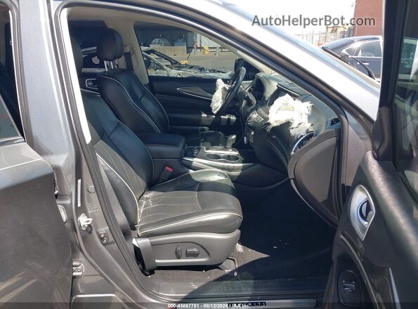 5N1DL0MM4LC512252 2020 INFINITI QX60 Gray Widok wnętrza z przodu