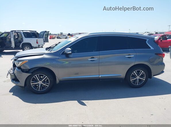 5N1DL0MM4LC512252 2020 INFINITI QX60 Gray Widok wnętrza 360 stopni
