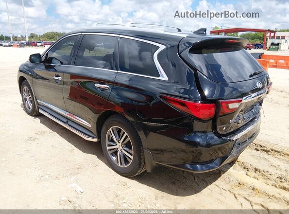 5N1DL0MM4LC517919 2020 INFINITI QX60 Black Հետևի ձախ