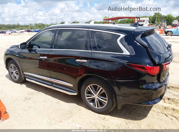 5N1DL0MM4LC517919 2020 INFINITI QX60 Black Սալոնի 360 աստիճան տեսք