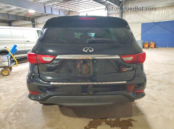 5N1DL0MM5HC512526 2017 INFINITI QX60 Black Հետևի տեսք