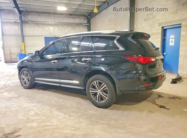 5N1DL0MM5HC512526 2017 INFINITI QX60 Black Հետևի ձախ