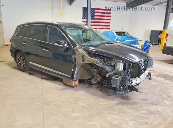 5N1DL0MM5HC512526 2017 INFINITI QX60 Black Առջևի աջ