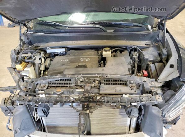 5N1DL0MM5HC512526 2017 INFINITI QX60 Black Շարժիչի բաժամունքի տեսք