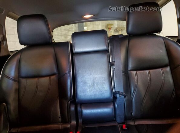 5N1DL0MM5HC512526 2017 INFINITI QX60 Black Հետևի նստատեղերի տեսք