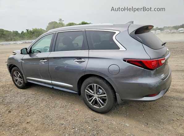 5N1DL0MM5HC517578 2017 INFINITI QX60 Gray Rear left
