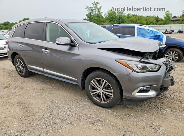 5N1DL0MM5HC517578 2017 INFINITI QX60 Gray Front right