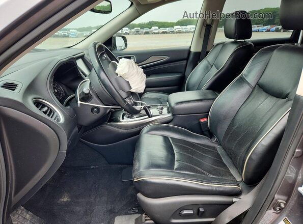 5N1DL0MM5HC517578 2017 INFINITI QX60 Gray Front interior view