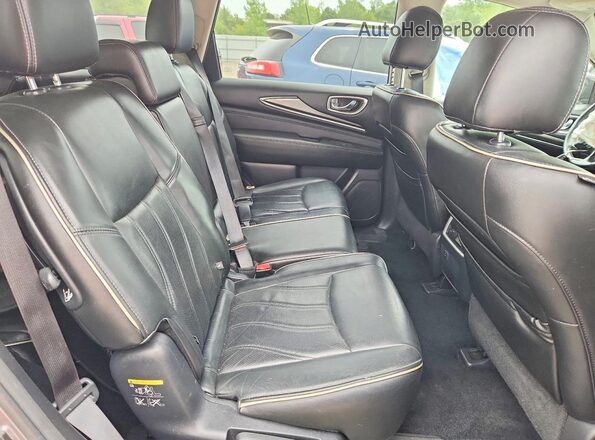 5N1DL0MM5HC517578 2017 INFINITI QX60 Gray Rear interior view