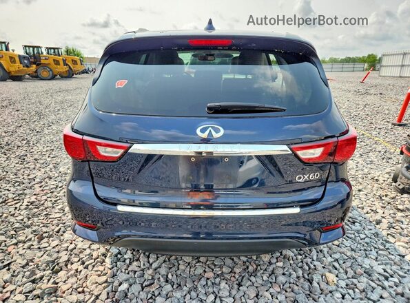 5N1DL0MM5HC520335 2017 INFINITI QX60 Blue Widok z tyłu