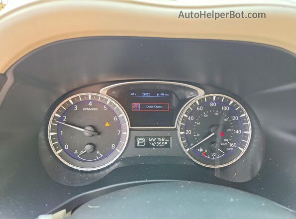 5N1DL0MM5HC520335 2017 INFINITI QX60 Blue Widok zestawu wskaźników