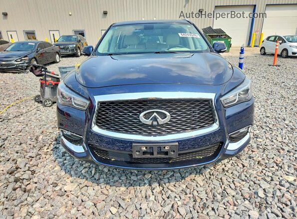 5N1DL0MM5HC520335 2017 INFINITI QX60 Blue Widok z przodu