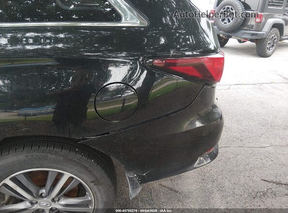 5N1DL0MM5HC555604 2017 INFINITI QX60 Black წინა ხედი