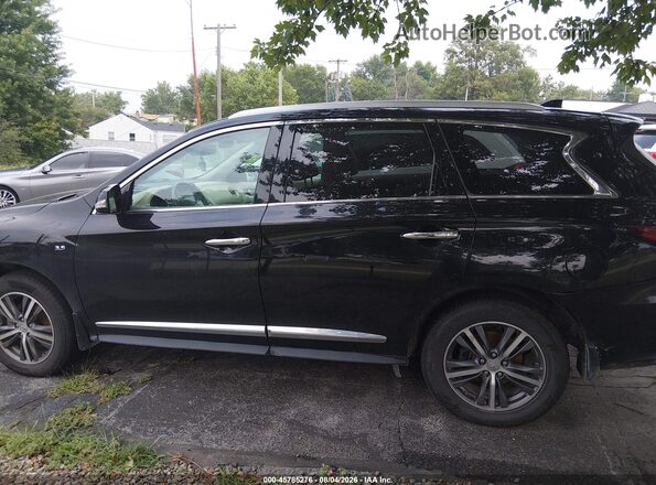 5N1DL0MM5HC555604 2017 INFINITI QX60 Black სალონის 360-გრადუსიანი ხედი