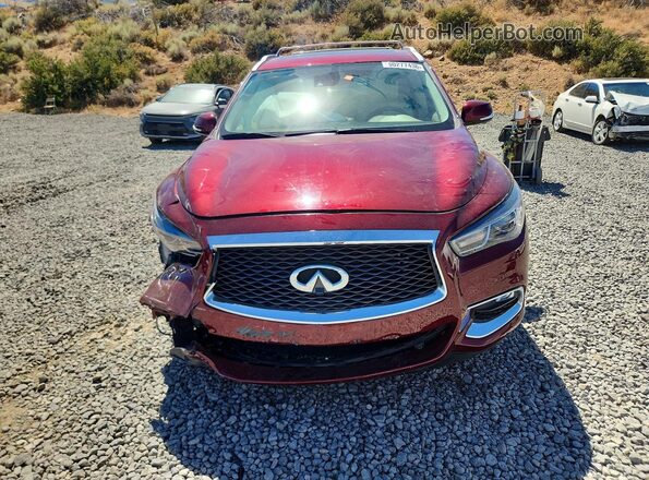 5N1DL0MM5KC503154 2019 INFINITI QX60 Burgundy Front view