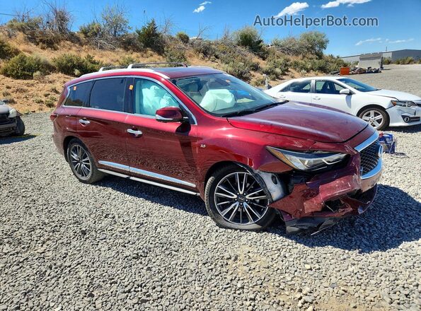 5N1DL0MM5KC503154 2019 INFINITI QX60 Burgundy Front right