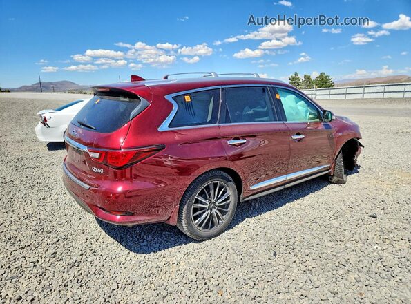 5N1DL0MM5KC503154 2019 INFINITI QX60 Burgundy Rear right