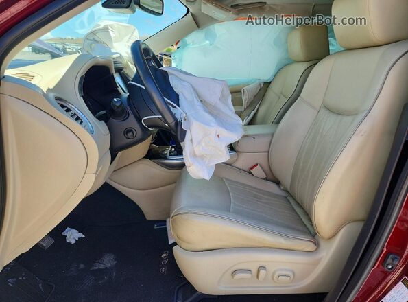 5N1DL0MM5KC503154 2019 INFINITI QX60 Burgundy Front interior view