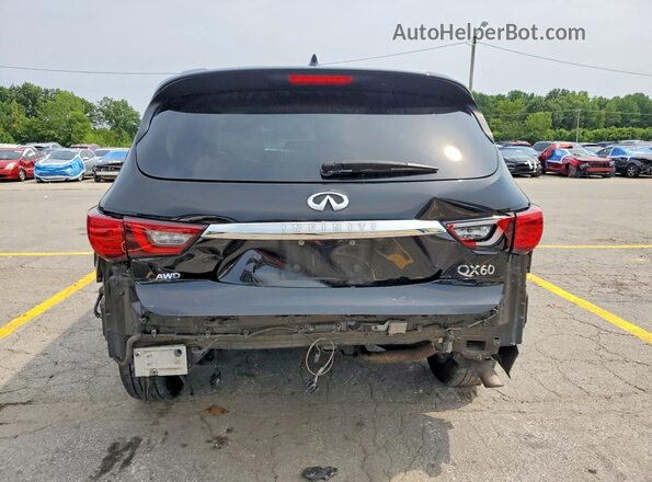 5N1DL0MM5KC516941 2019 INFINITI QX60 Black Вид ззаду