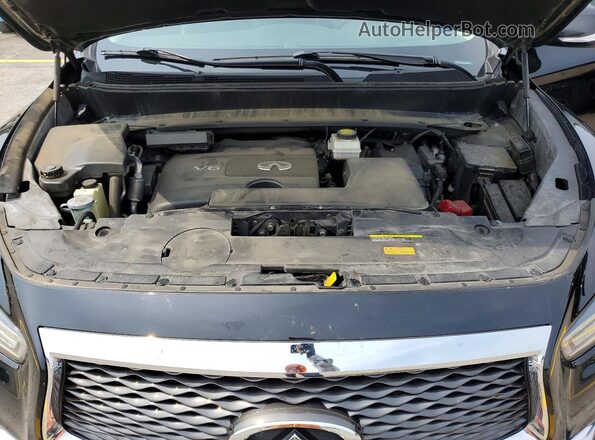 5N1DL0MM5KC516941 2019 INFINITI QX60 Black Вид підкапотного простору