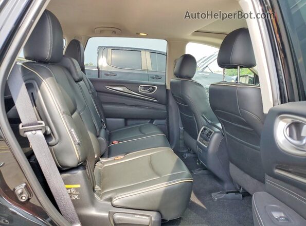 5N1DL0MM5KC516941 2019 INFINITI QX60 Black Вид задньої частини салону